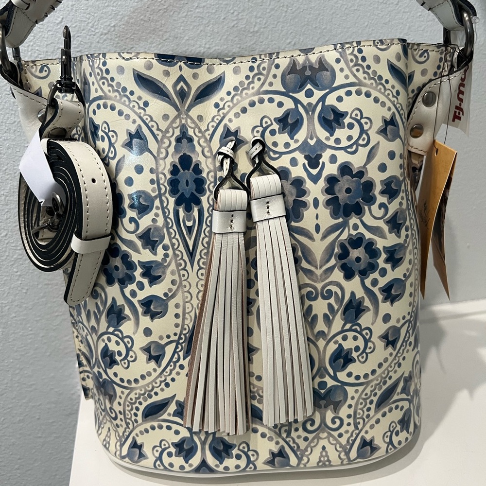 Patricia Nash Otavia Crossbody Bucket Handbag